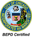 Seal of the City of Chicago - BEPD Certified